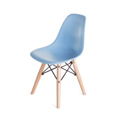 Silla Infantil Holly Base Madera Azul Cielo